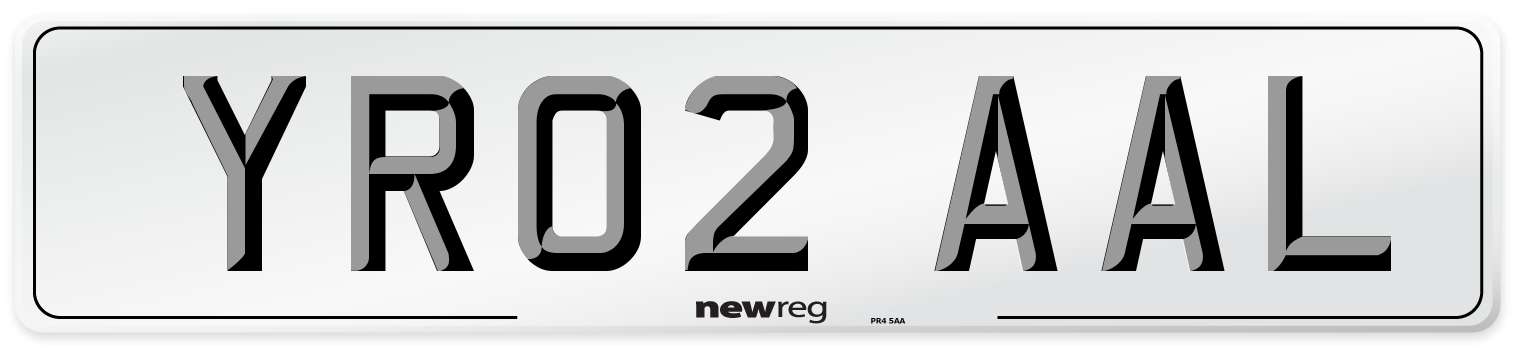 YR02 AAL Number Plate from New Reg